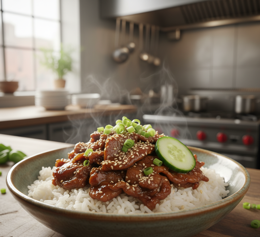 Savor the Flavor with Savory Sweet Korean-Style Beef Rice