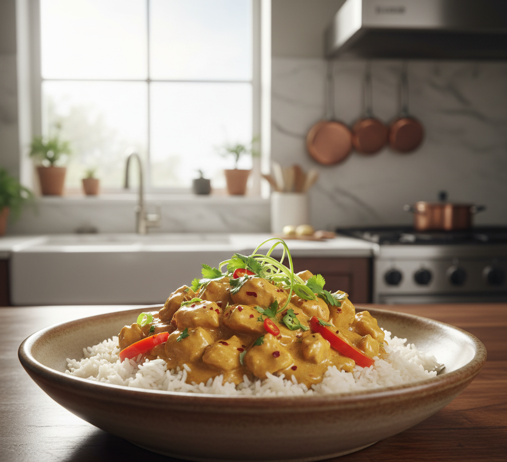 Creamy Coconut Chicken Bowls: Easy 20-Min Dinner